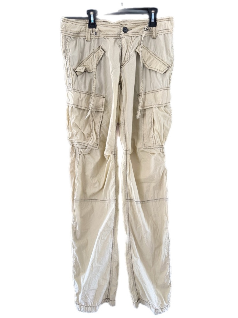 Free People Vintage Cargo pants Tan size 6 - Picture 4 of 14